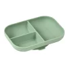BÉABA Couverts, Vaisselle Et Bavoirs>Assiette Compartimentee Silicone Sage Green