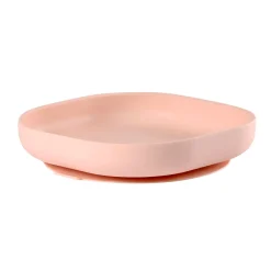 BÉABA Couverts, Vaisselle Et Bavoirs>Assiette Silicone Ventouse Light Pink