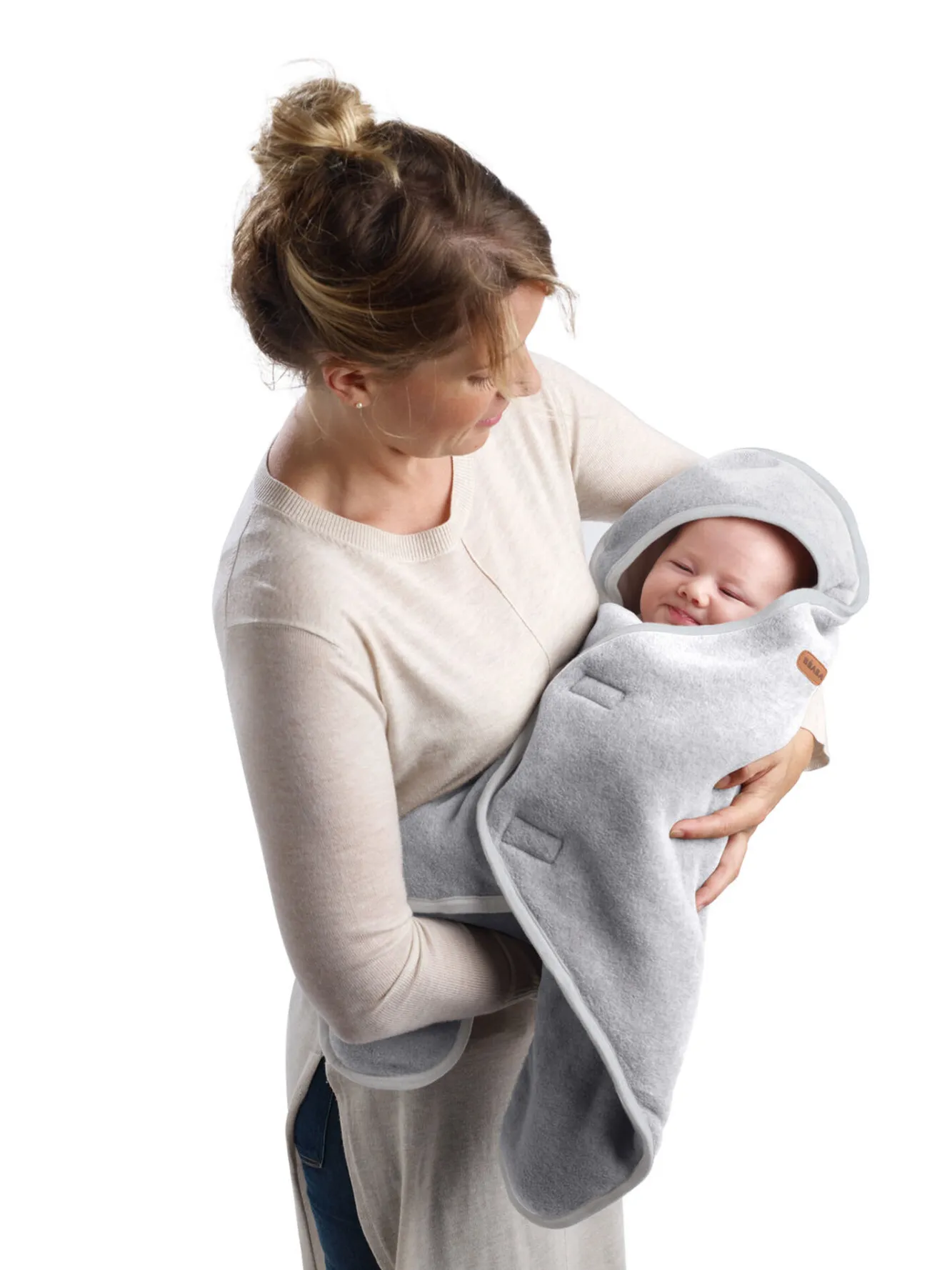 BÉABA Chancelieres Et Nids D'Ange>Babynomade® Double Polaire Heather Grey