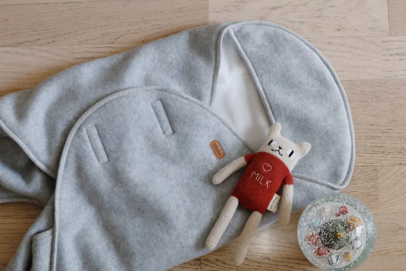 BÉABA Chancelieres Et Nids D'Ange>Babynomade® Double Polaire Heather Grey