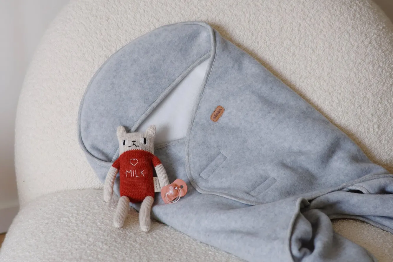 BÉABA Chancelieres Et Nids D'Ange>Babynomade® Double Polaire Heather Grey