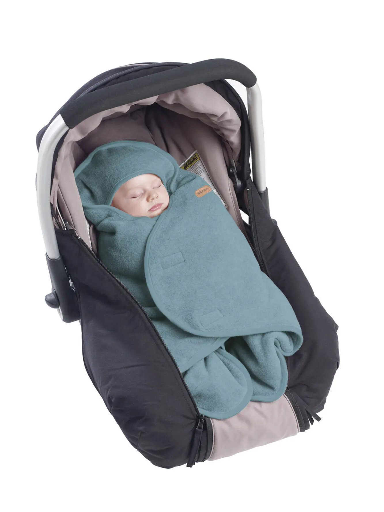 BÉABA Chancelieres Et Nids D'Ange>Babynomade® Double Polaire Baltic Blue