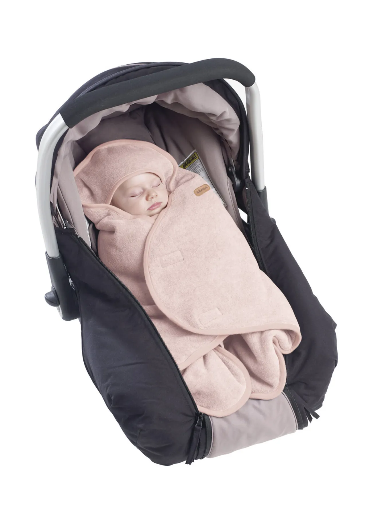 BÉABA Chancelieres Et Nids D'Ange>Babynomade® Double Polaire Dusty Rose