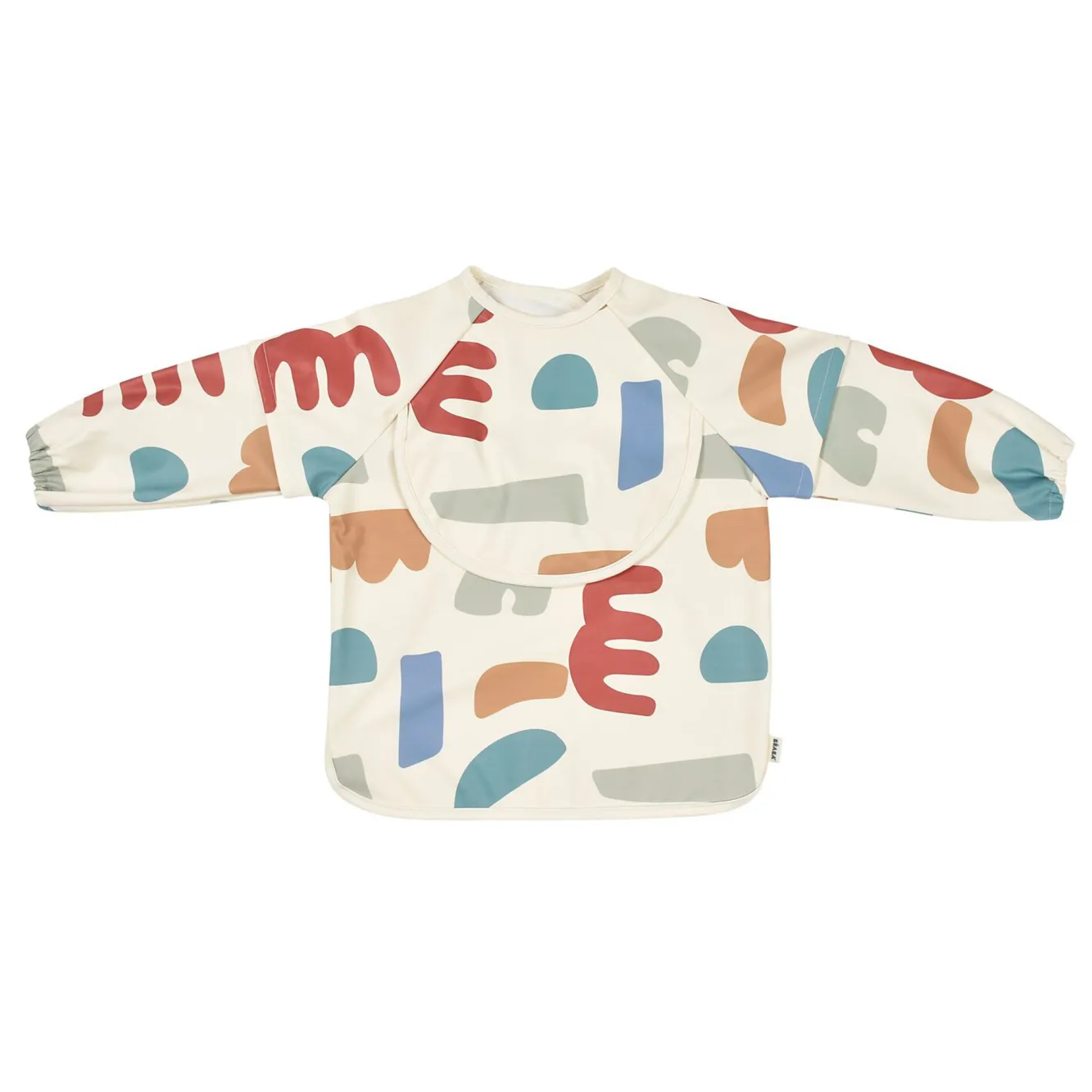 BÉABA Couverts, Vaisselle Et Bavoirs>Bavoir A Manches Evolutif 2 En 1 Playful