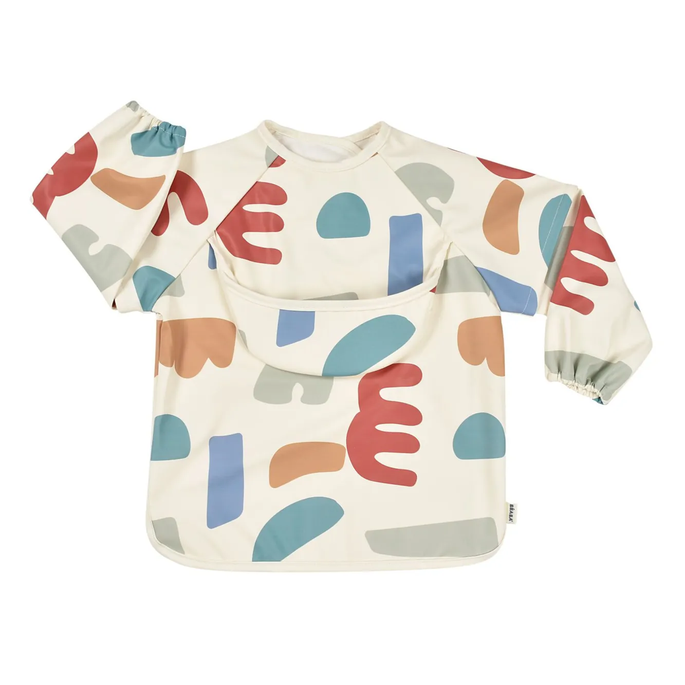 BÉABA Couverts, Vaisselle Et Bavoirs>Bavoir A Manches Evolutif 2 En 1 Playful