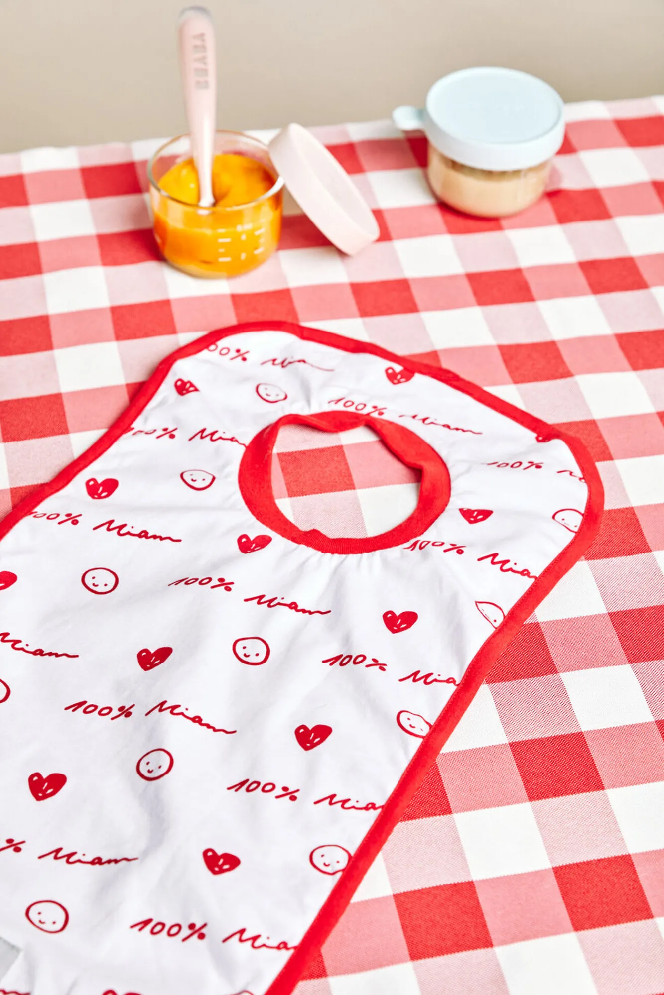 BÉABA Couverts, Vaisselle Et Bavoirs>Bavoir Coton Mathilde Cabanas