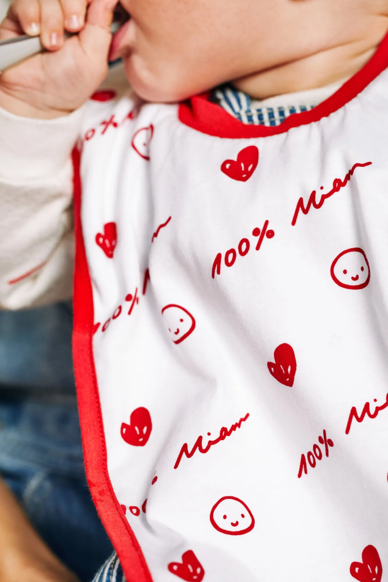 BÉABA Couverts, Vaisselle Et Bavoirs>Bavoir Coton Mathilde Cabanas