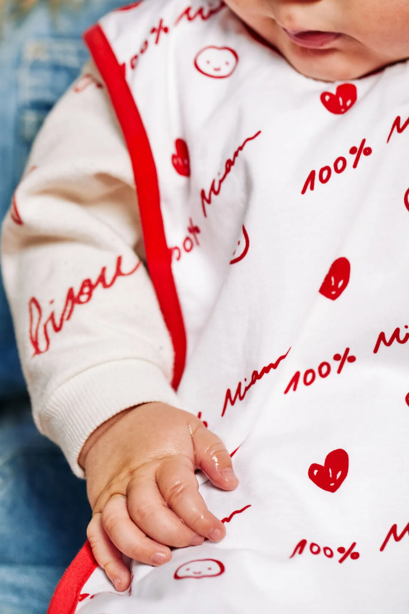 BÉABA Couverts, Vaisselle Et Bavoirs>Bavoir Coton Mathilde Cabanas