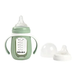 BÉABA Biberons Et Accessoires>Biberon Verre D'Apprentissage 210 Ml Sage Green