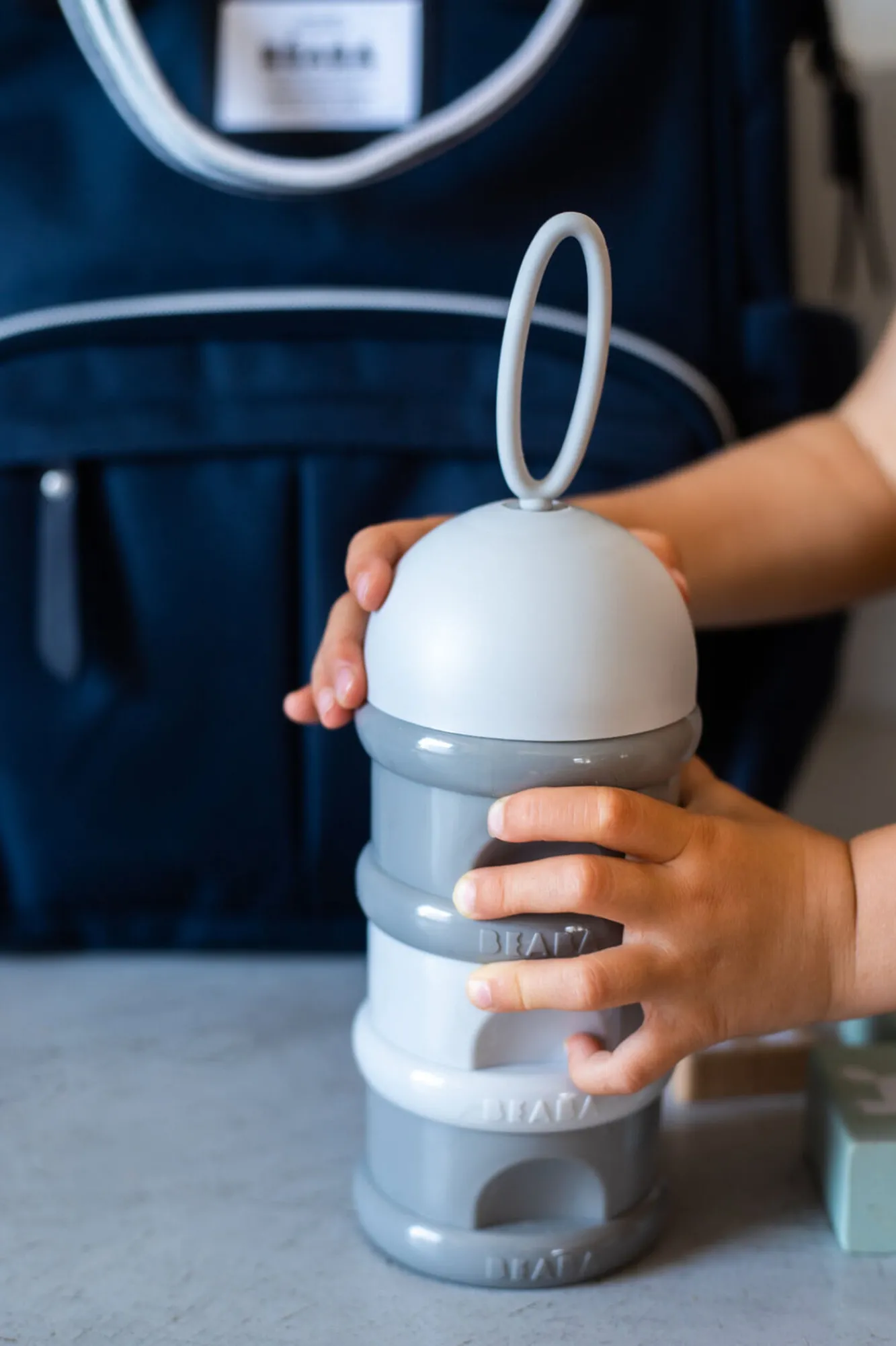 BÉABA Doseurs De Lait>Boite Doseuse De Lait Empilable Grey