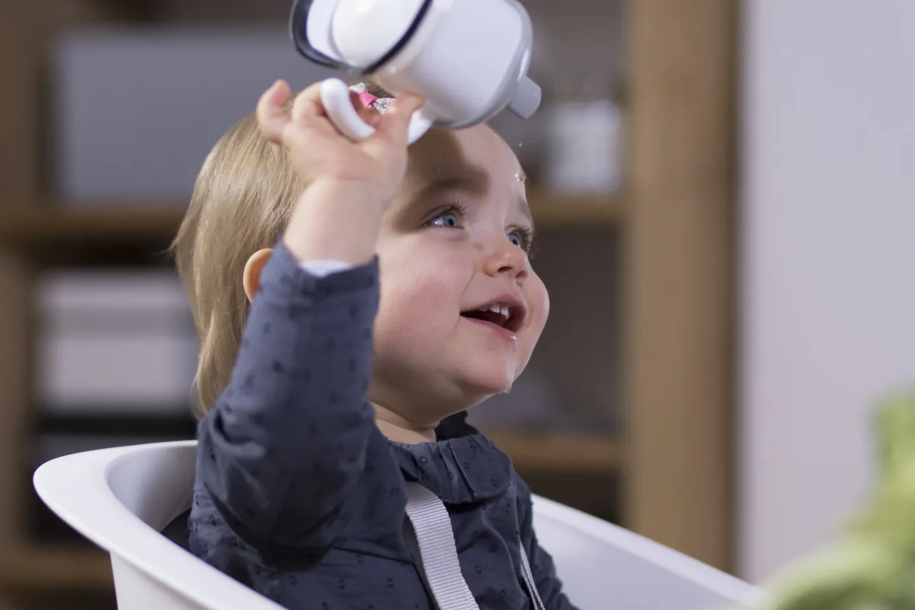 BÉABA Chaise Haute>Chaise Haute Evolutive Up & Down White/Grey