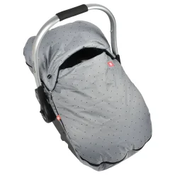 BÉABA Chancelieres Et Nids D'Ange>Chanceliere Siege Auto Heather Grey Dots