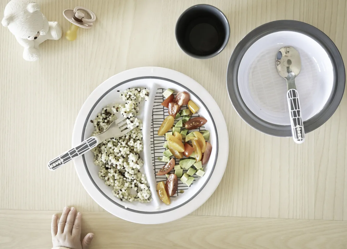 BÉABA Couverts, Vaisselle Et Bavoirs>Coffret Cadeau Repas Pink Grid