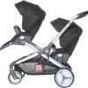 BÉABA Poussettes Et Accessoires>Evolutwin® 2 Assises Black