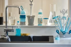 BÉABA Biberons Et Accessoires>Goupillon 2 En 1 Avec Socle Grey