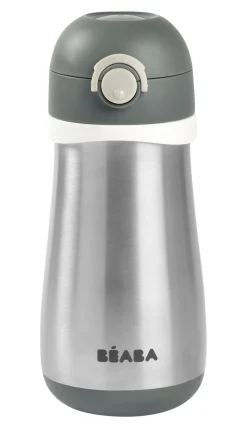BÉABA Biberons Et Accessoires>Gourde Inox 350 Ml Mineral Grey