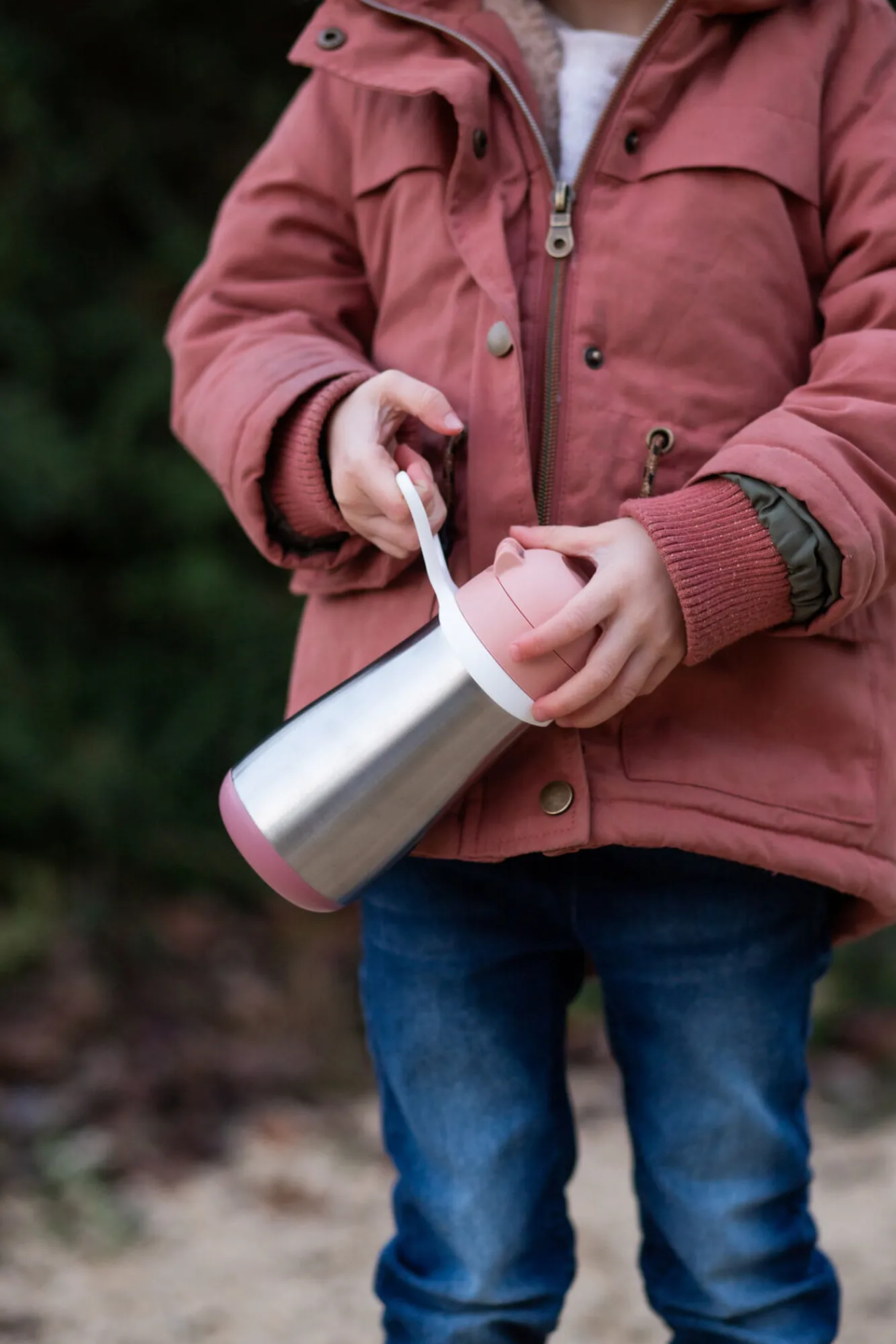 BÉABA Biberons Et Accessoires>Gourde Inox 350 Ml Old Pink