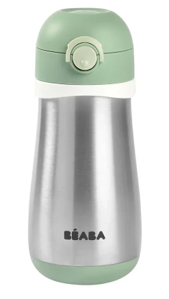 BÉABA Biberons Et Accessoires>Gourde Inox 350 Ml Sage Green