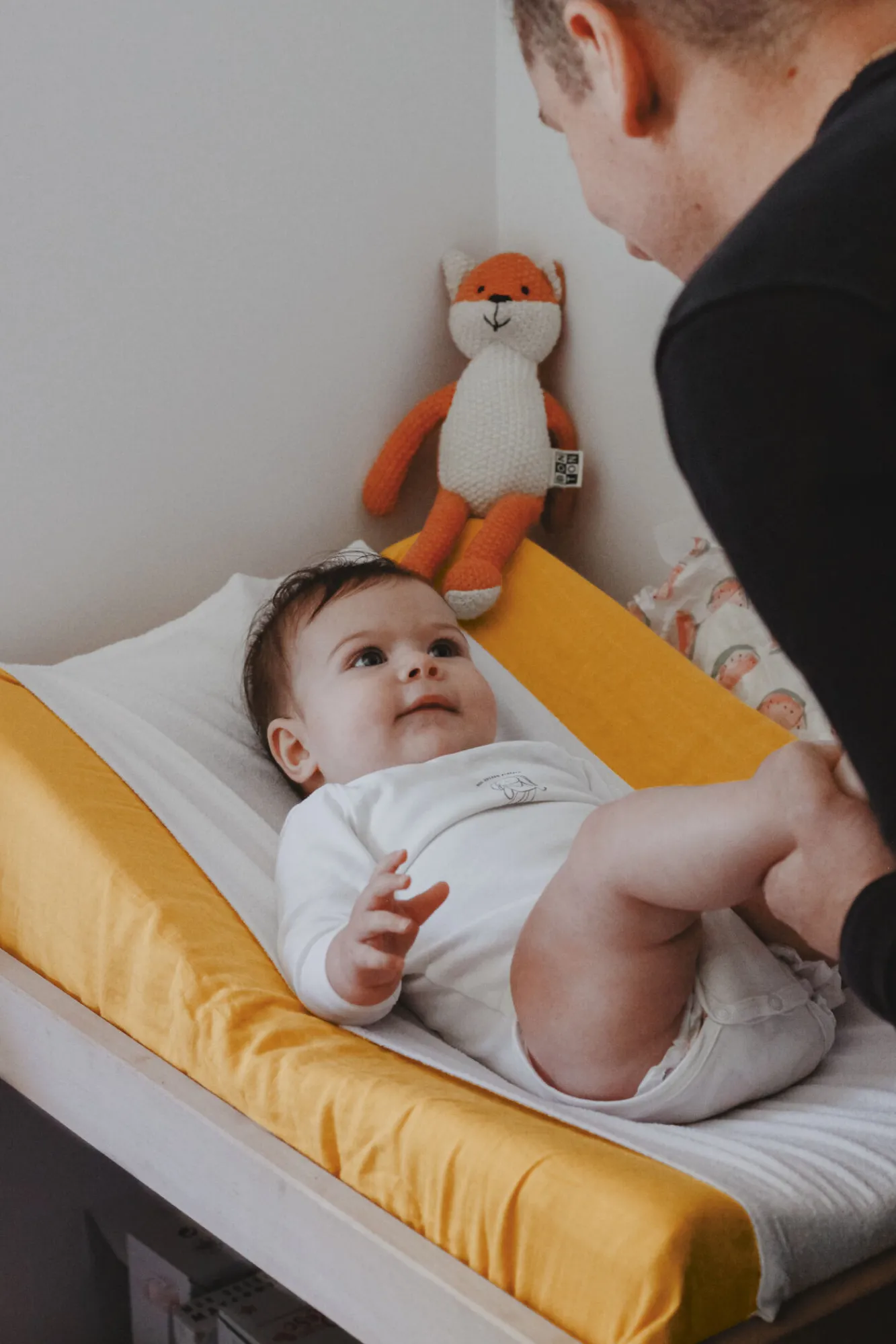 BÉABA Baignoires Et Accessoires>Housse Sofalange® Avec Serviette Eponge Amovible Honey