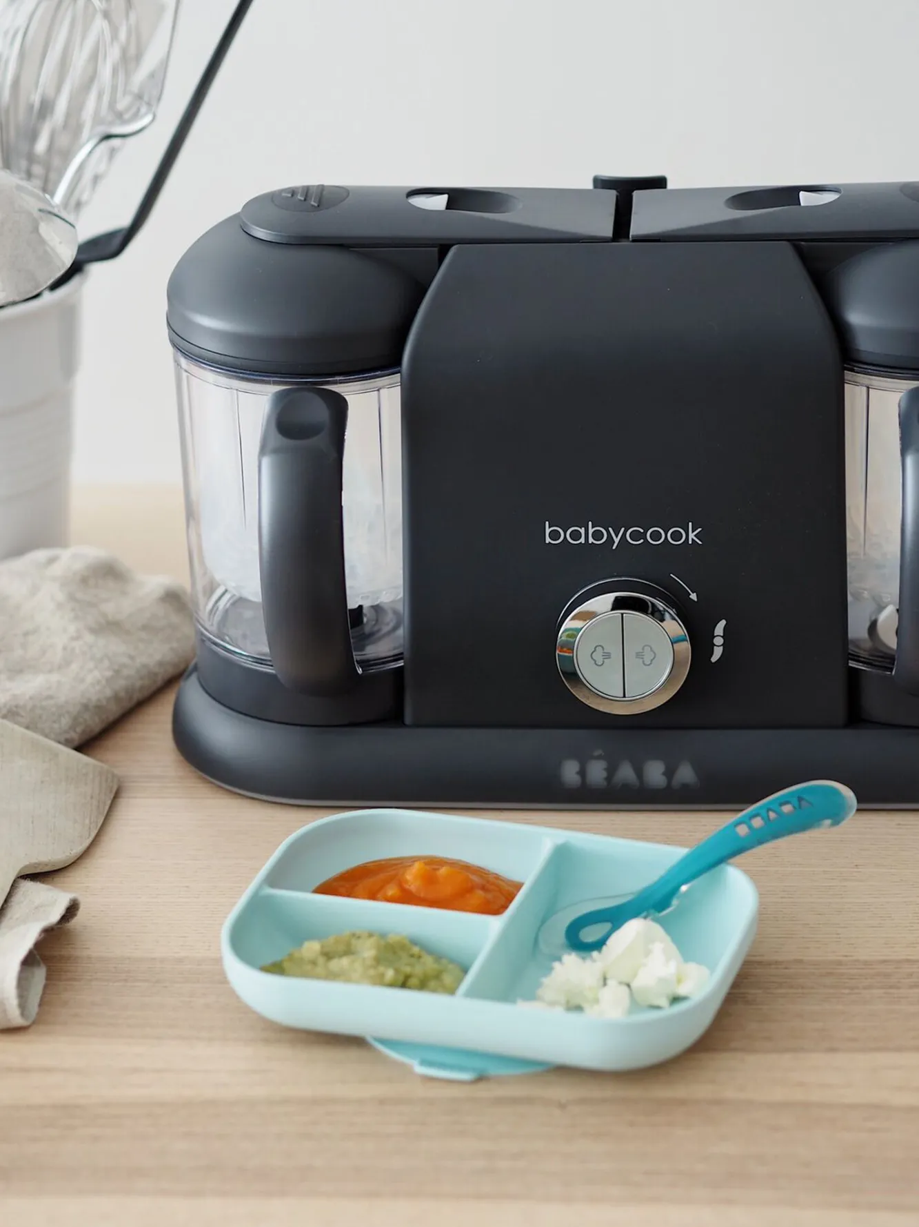 BÉABA Babycook® Duo>Le Robot Cuiseur Babycook® Duo Dark Grey