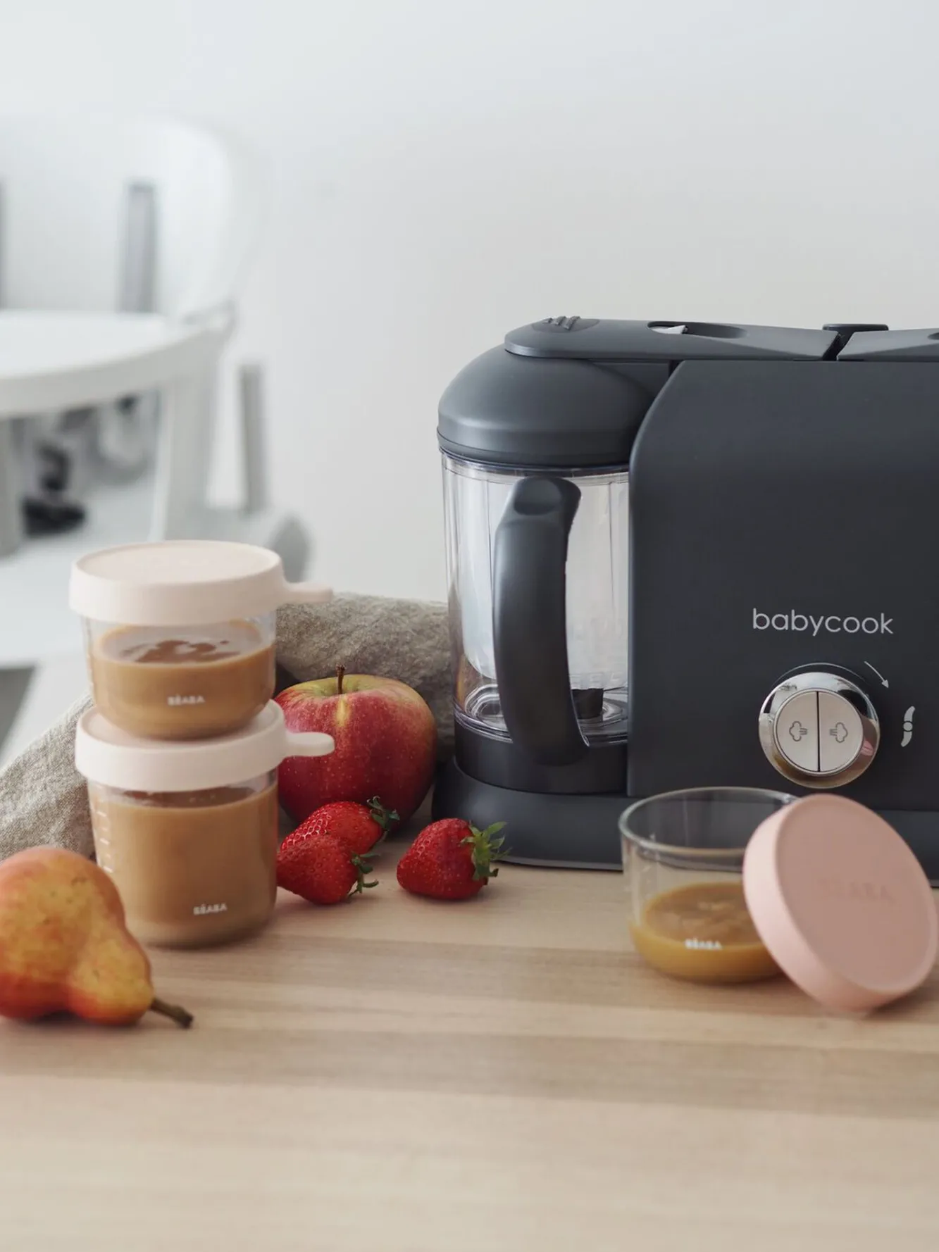 BÉABA Babycook® Duo>Le Robot Cuiseur Babycook® Duo Dark Grey