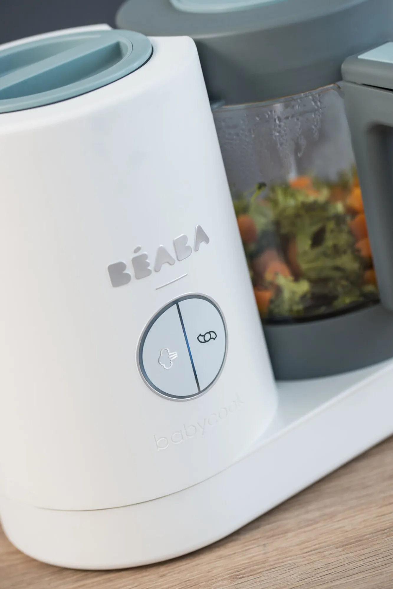 BÉABA Babycook® Néo>Le Robot Cuiseur Babycook® Néo Grey-White