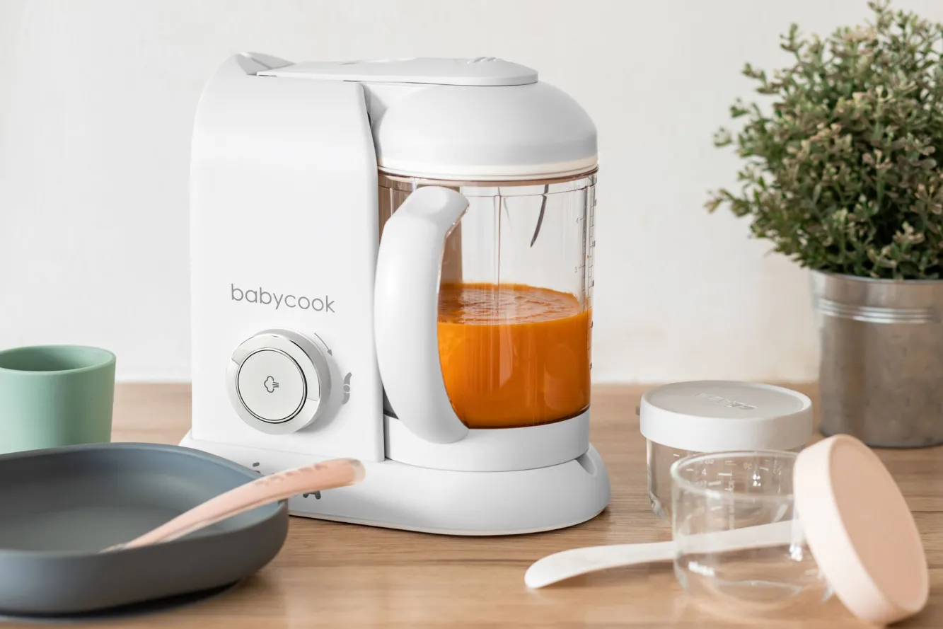 BÉABA Babycook® Solo>Le Robot Cuiseur Babycook® Solo White-Silver