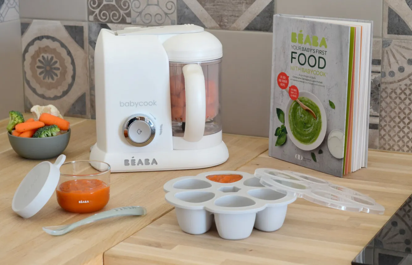 BÉABA Babycook® Solo>Le Robot Cuiseur Babycook® Solo White-Silver