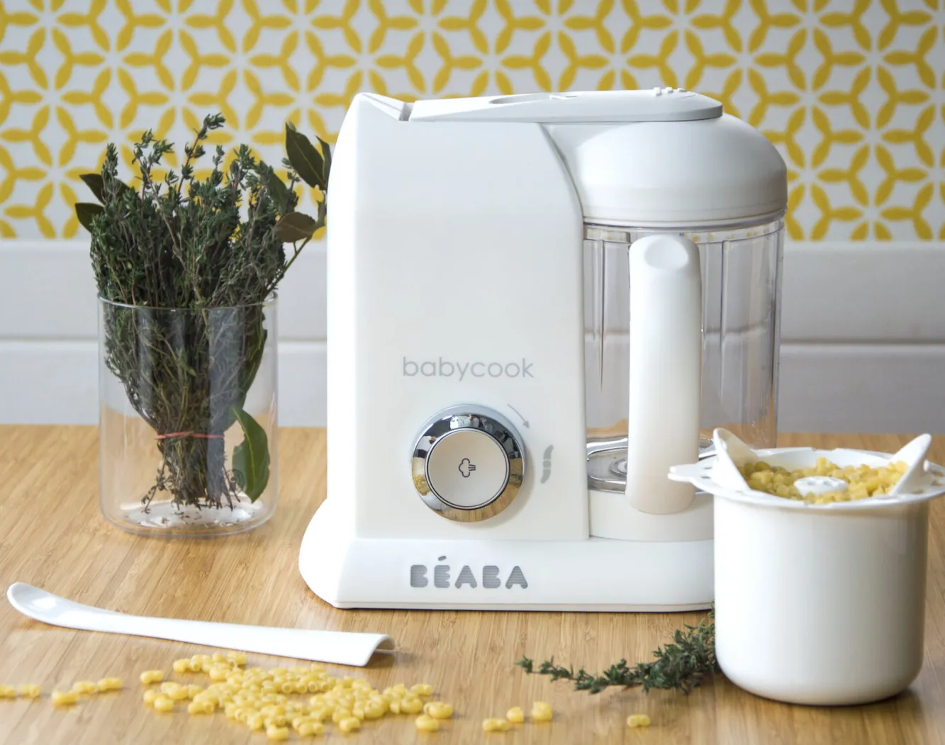 BÉABA Babycook® Solo>Le Robot Cuiseur Babycook® Solo White-Silver