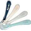 BÉABA Couverts, Vaisselle Et Bavoirs>Lot 4 Cuilleres 2Eme Age Silicone Blue