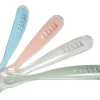 BÉABA Couverts, Vaisselle Et Bavoirs>Lot 4 Cuilleres 1Er Age Silicone Eucaplyptus