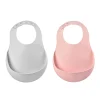 BÉABA Couverts, Vaisselle Et Bavoirs>Lot De 2 Bavoirs Silicone Light Mist/Old Pink
