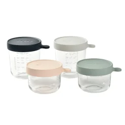 BÉABA Pots De Conservation>Lot De 4 Portions Verre - Eucalyptus