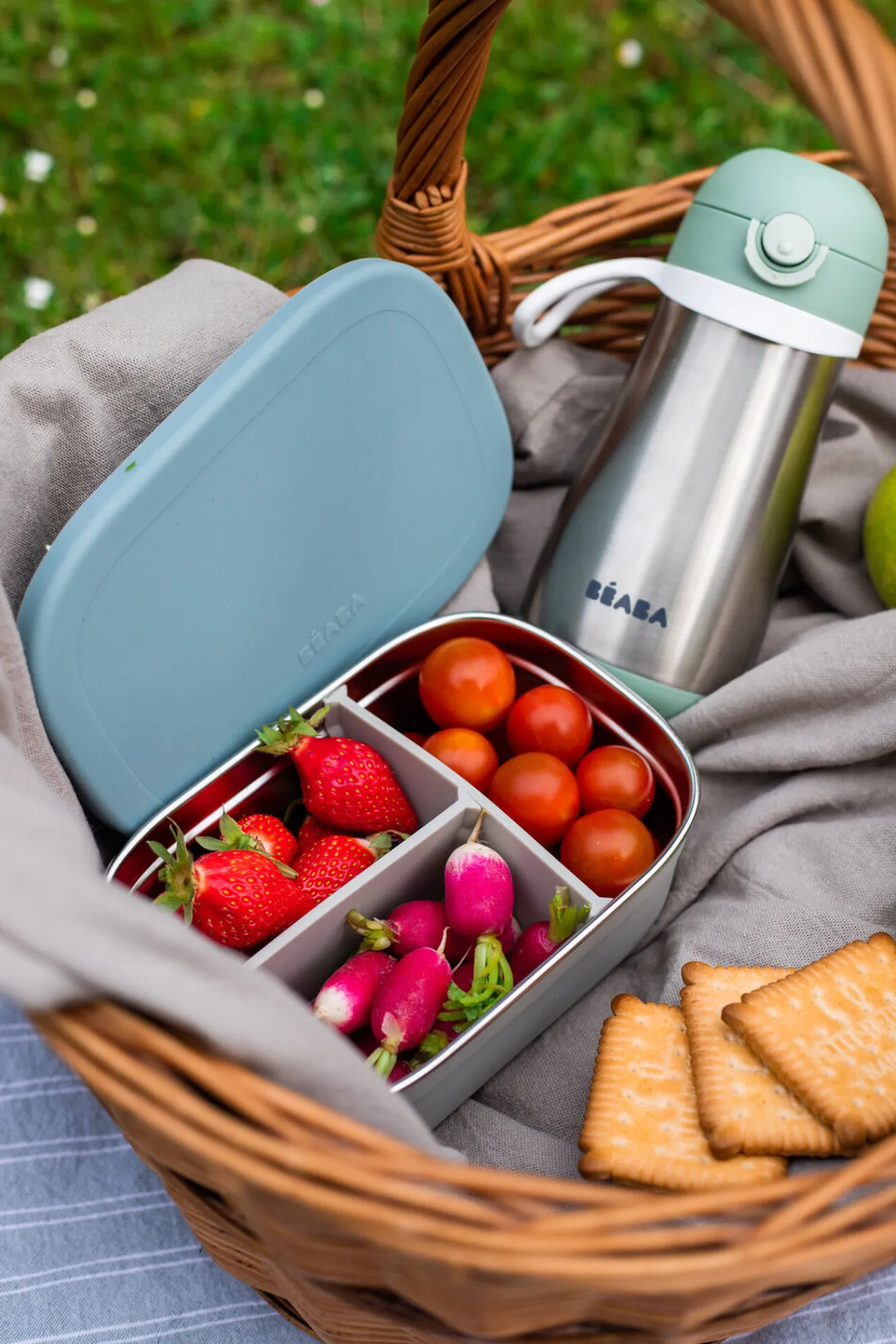 BÉABA Couverts, Vaisselle Et Bavoirs>Lunch Box Baltic Blue