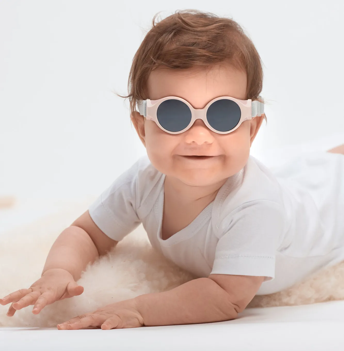 BÉABA Lunettes De Soleil>Lunettes 0-9 Mois Glee Chalk Pink