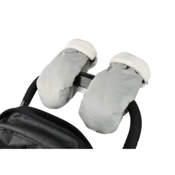 BÉABA Poussettes Et Accessoires>Moufles Poussette Heather Grey