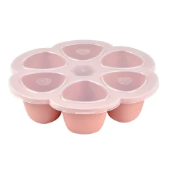 BÉABA Pots De Conservation>Multiportions Silicone 6*90Ml Old Pink