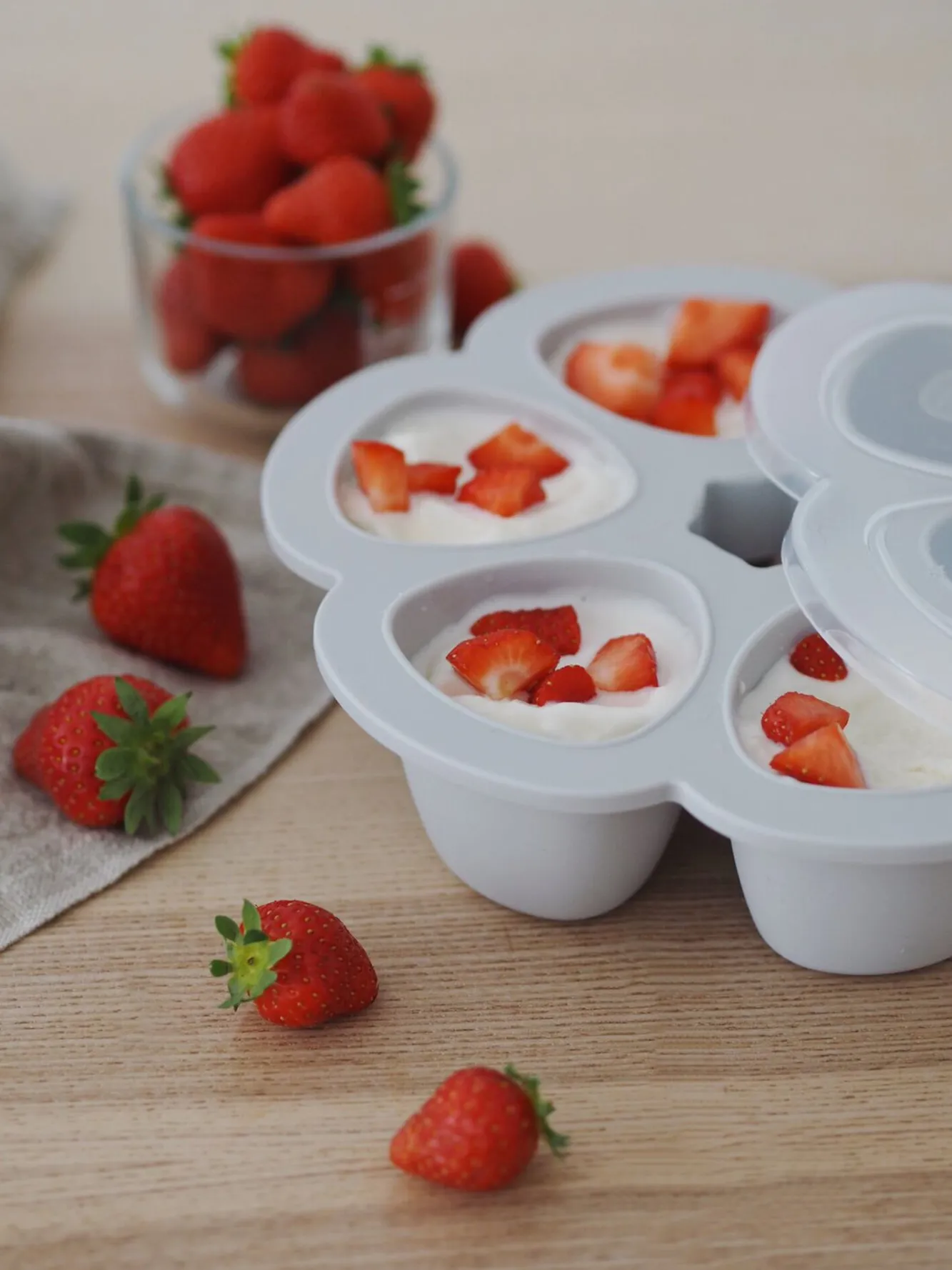 BÉABA Pots De Conservation>Multiportions Silicone 6*150Ml Light Mist