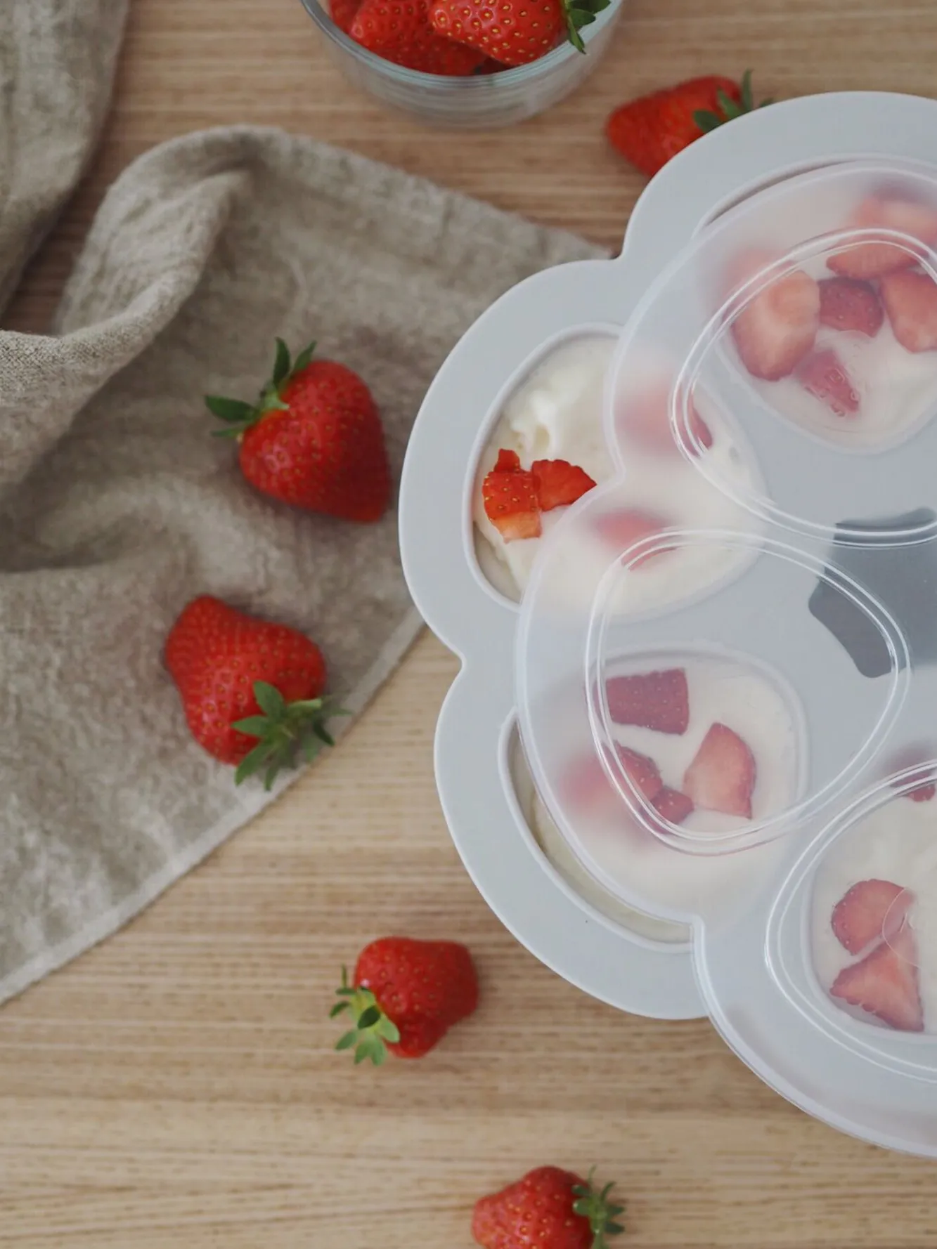 BÉABA Pots De Conservation>Multiportions Silicone 6*150Ml Light Mist