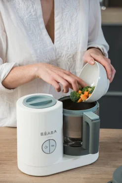 BÉABA Pièces Détachées>Panier De Cuisson Blue Babycook® Néo Grey-White