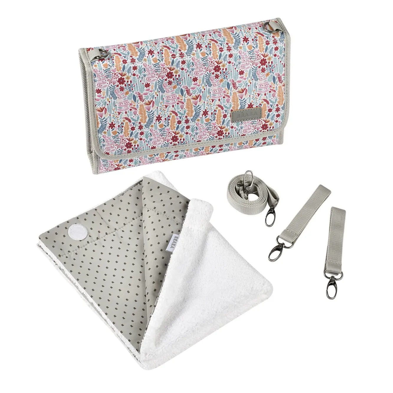 BÉABA Accessoires De Toilette>Pochette A Langer Geneve Mirage Grey/Floral