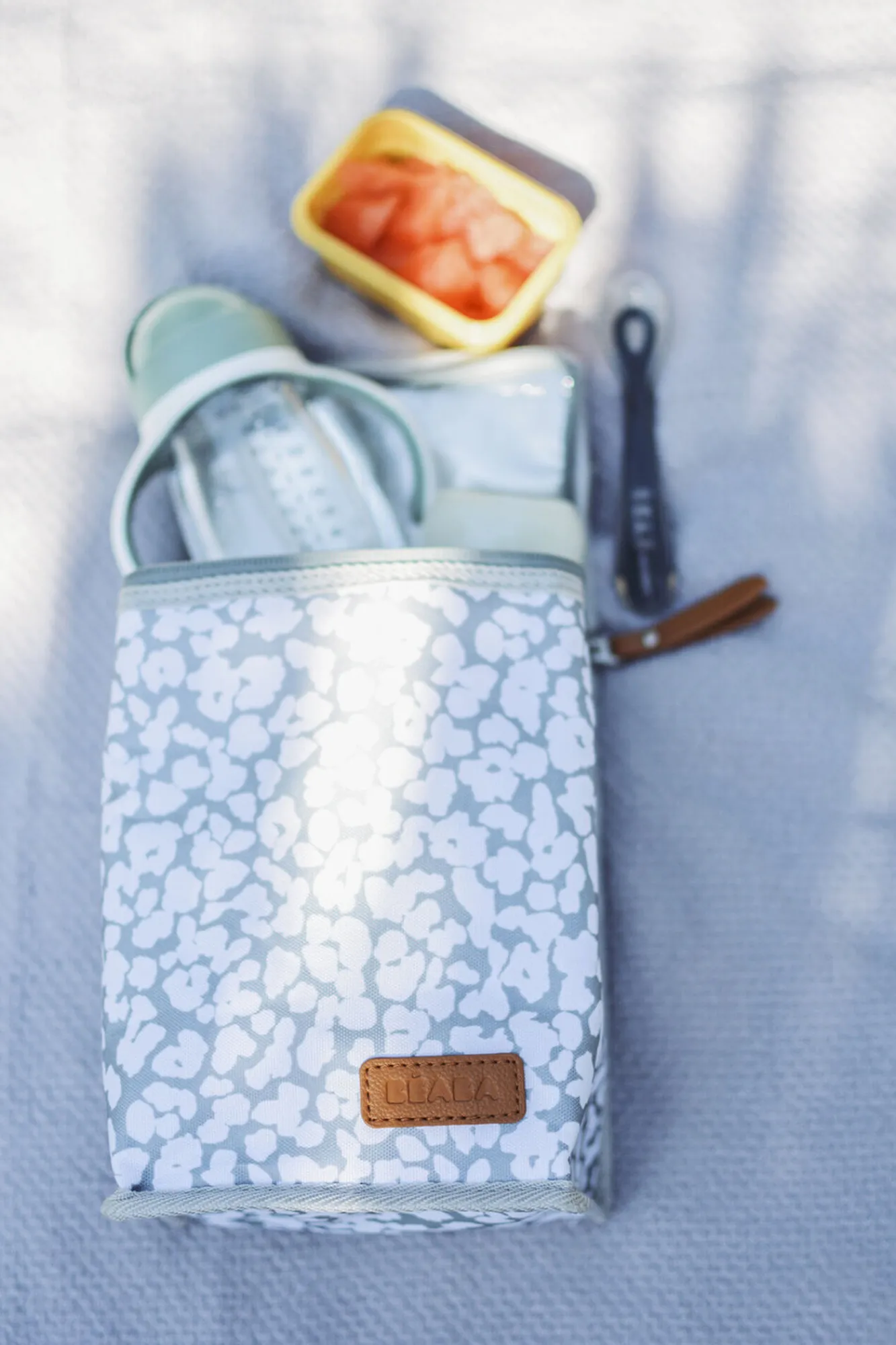 BÉABA Sacs Isotherme Bébé>Pochette Repas Isotherme Cherry Blossom