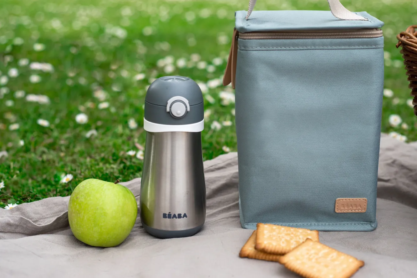 BÉABA Sacs Isotherme Bébé>Pochette Repas Isotherme Frosty Green