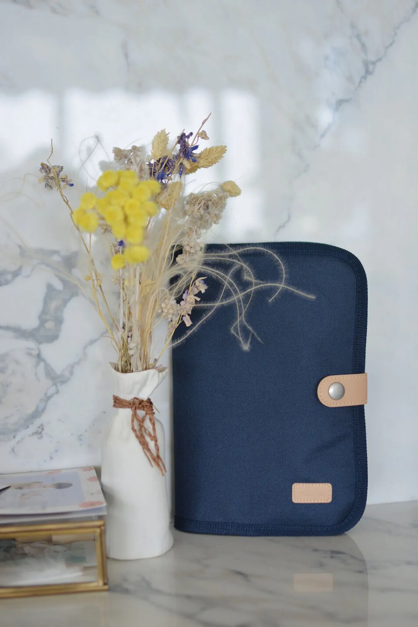 BÉABA Accessoires De Toilette>Protege Carnet De Sante Blue Marine