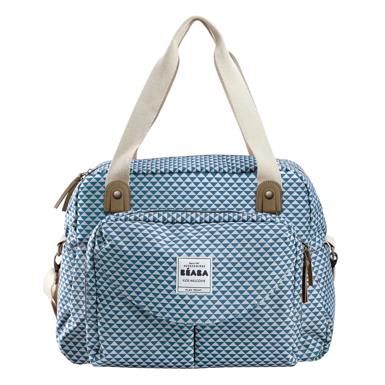 BÉABA Sacs À Langer>Sac A Langer Geneve Ii Play Print Blue
