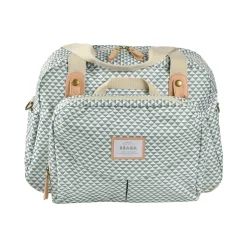 BÉABA Sacs À Langer>Sac A Langer Geneve Ii Play Print Sage Green