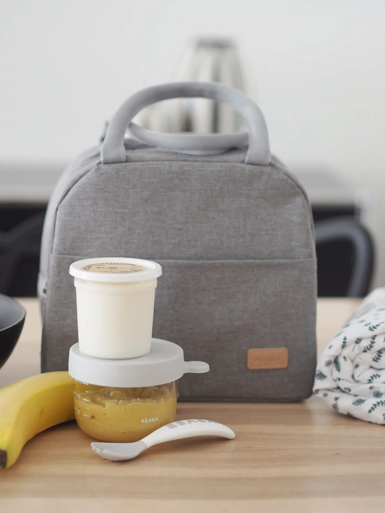 BÉABA Sacs Isotherme Bébé>Sac Repas Isotherme Heather Grey