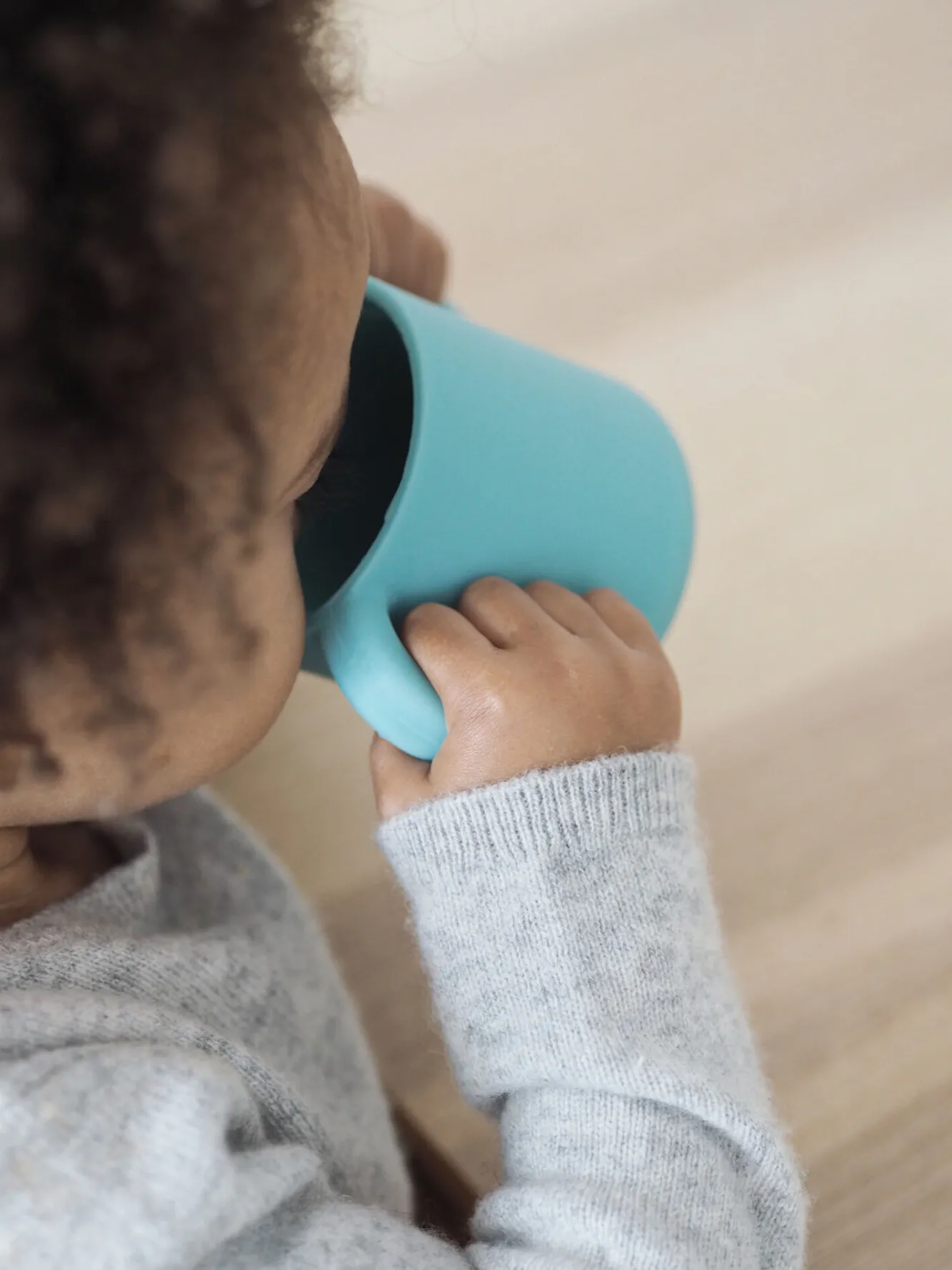 BÉABA Couverts, Vaisselle Et Bavoirs>Tasse D'Apprentissage Silicone Blue