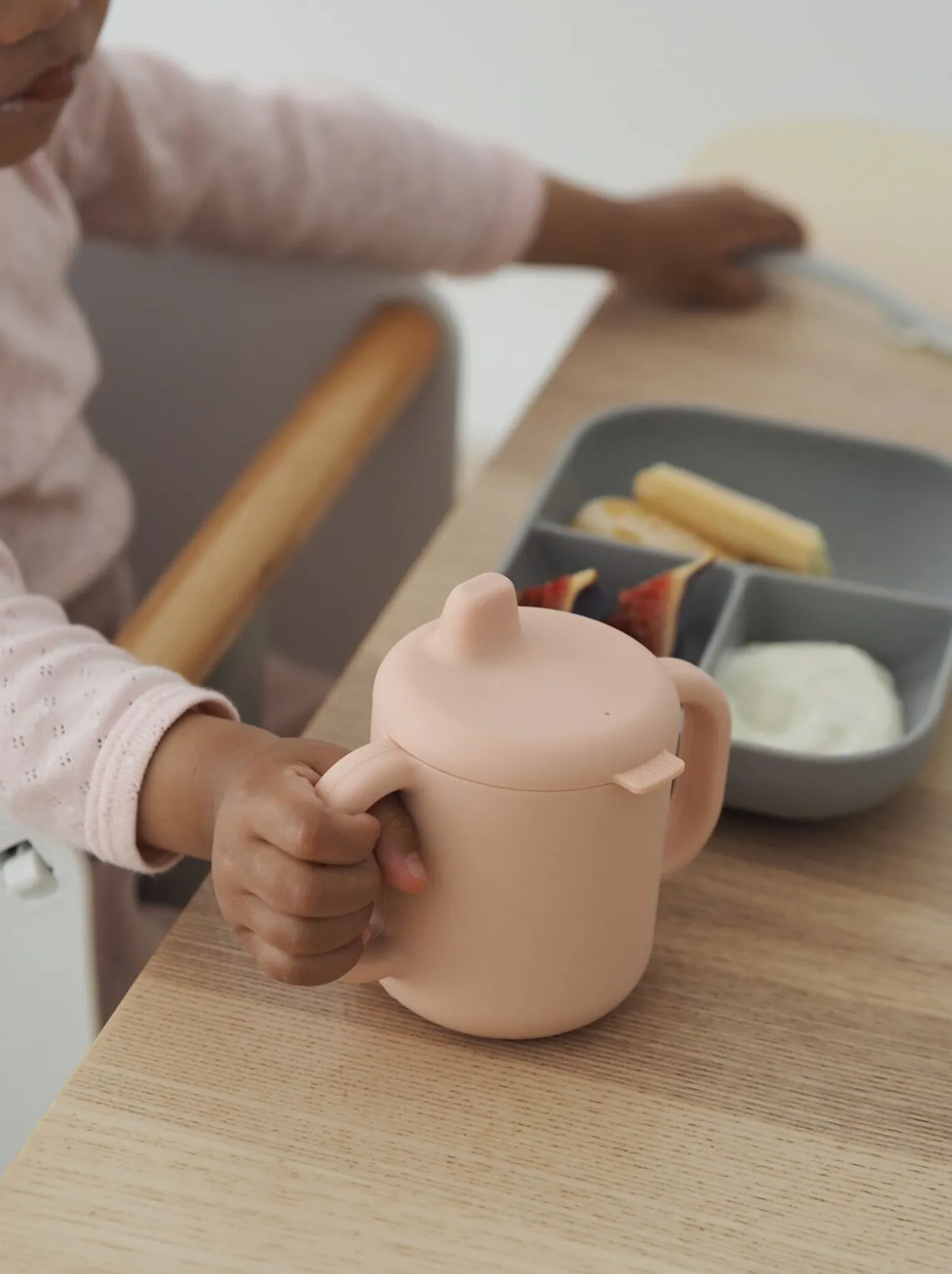BÉABA Couverts, Vaisselle Et Bavoirs>Tasse D'Apprentissage Silicone Pink