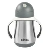 BÉABA Couverts, Vaisselle Et Bavoirs>Tasse Paille Inox 250 Ml Mineral Grey